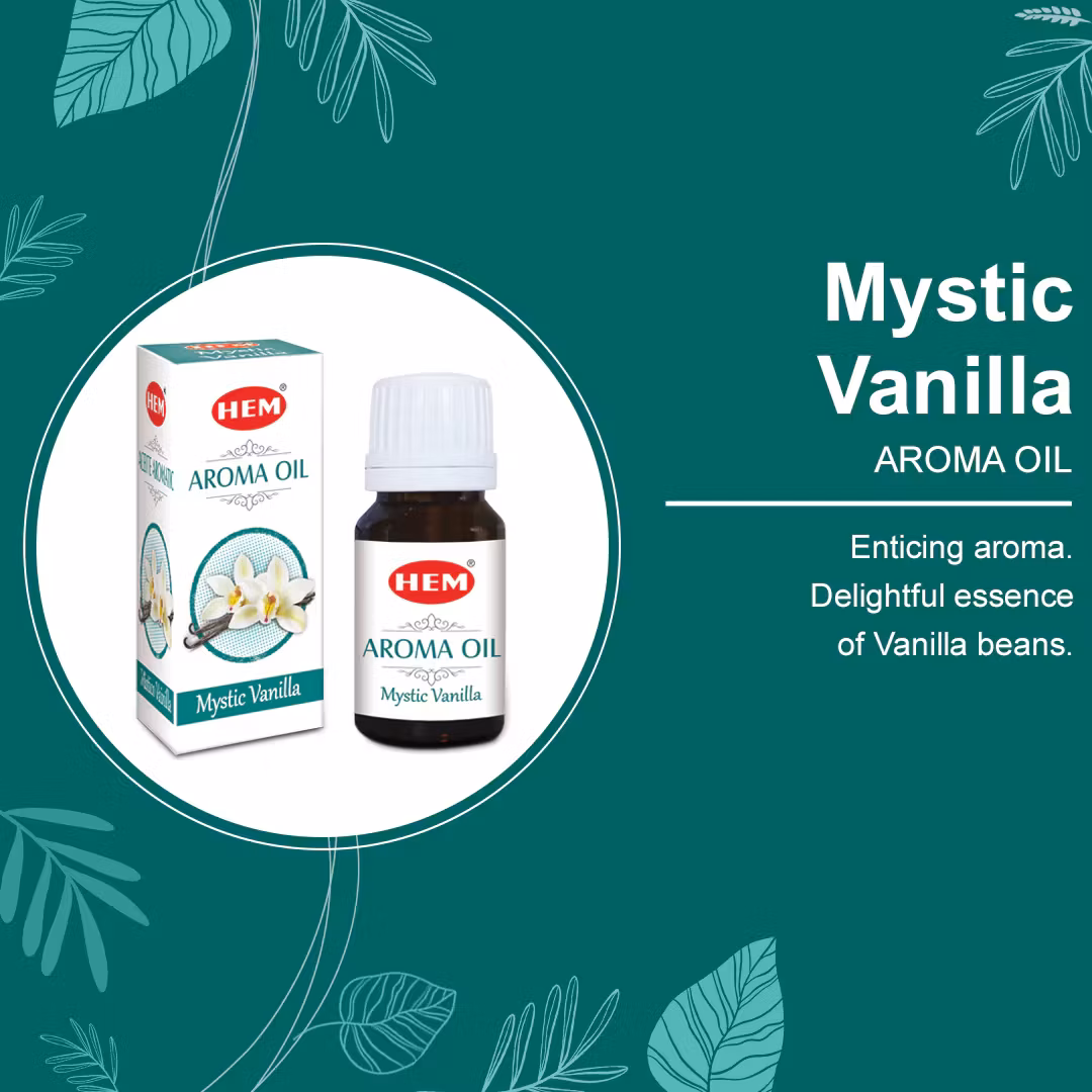 HEM - Mystic Vanilla, Aromaolja Aromaterapi