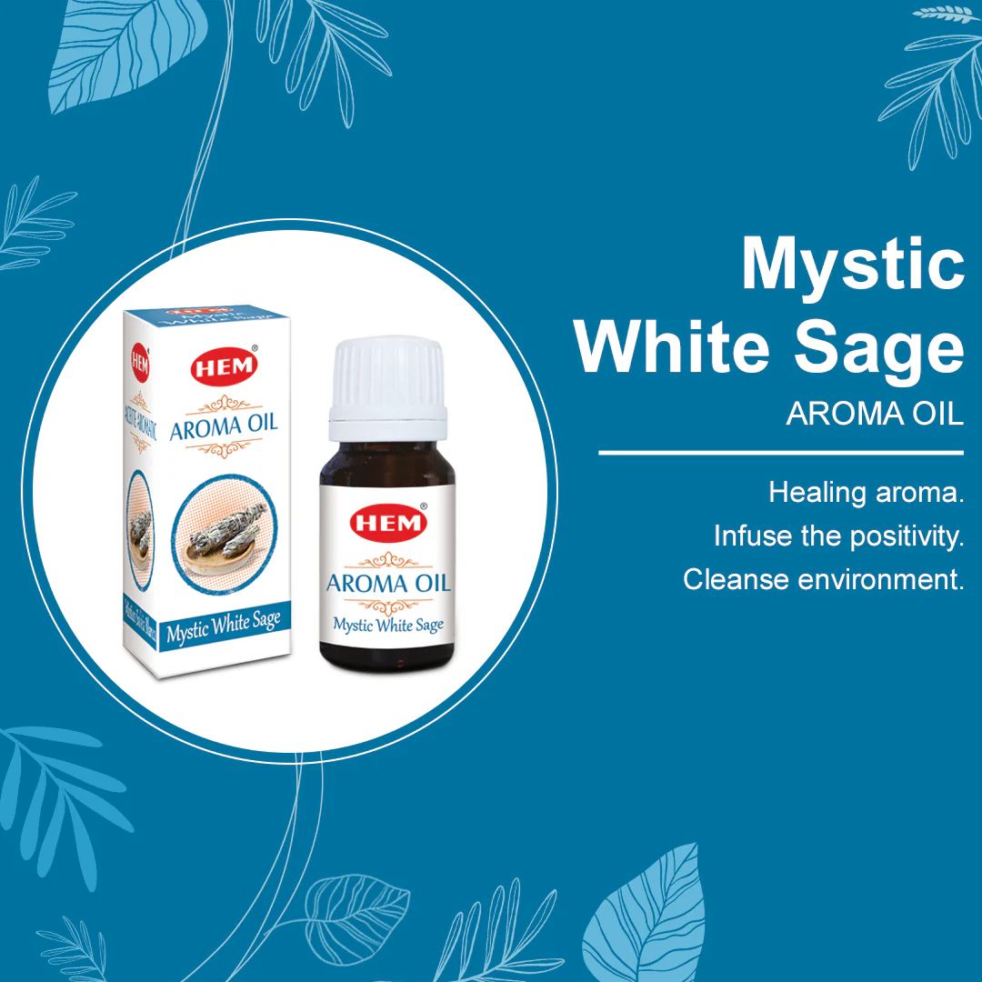 HEM - Mystic White Sage, Aromaolja Aromaterapi