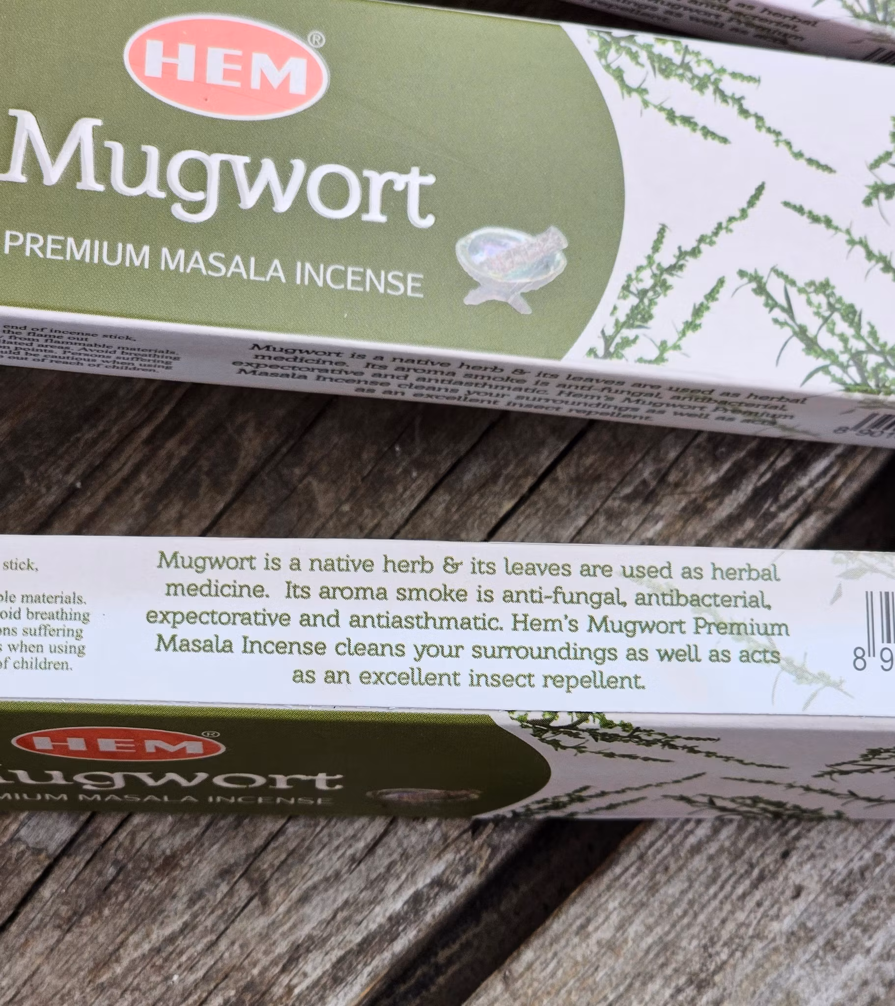 HEM - Mugwort Premium Masala Incense, rökelsepinnar