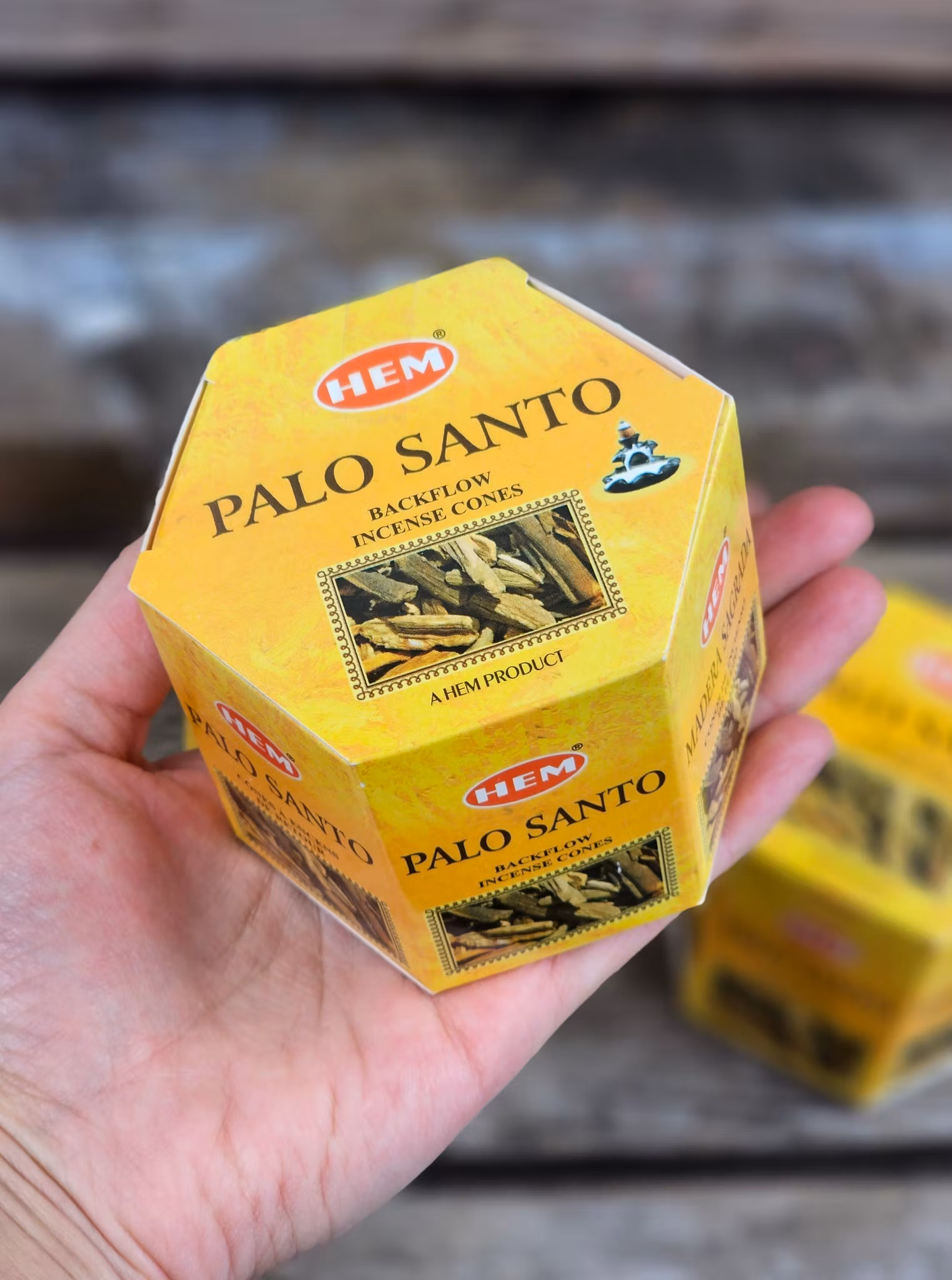 HEM - Palo Santo, rökelsekoner backflow