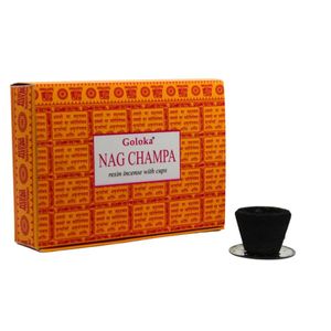 GOLOKA - Nag Champa, smudge resin cups