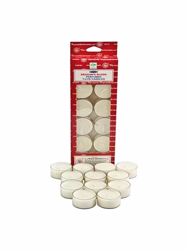Satya - Dragon's Blood, doftljus 12-pack 3h