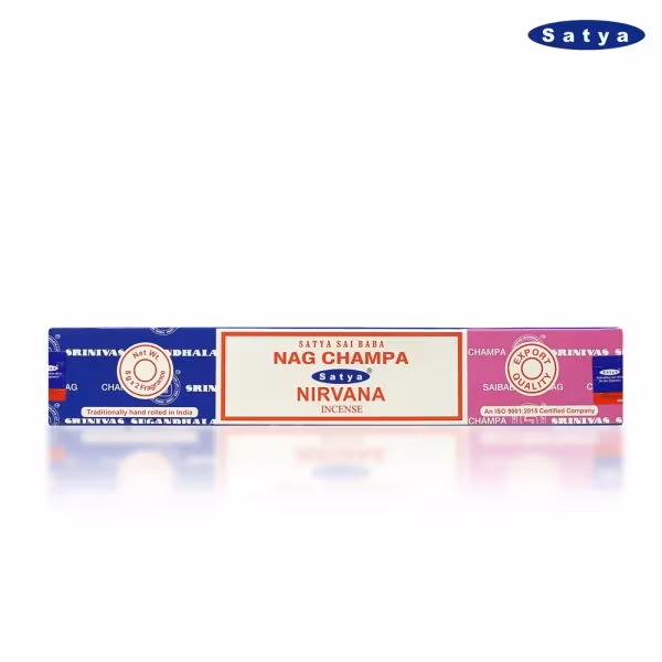 Satya Sai Baba Combo Serie - Nag Champa & Nirvana, rökelsepinnar