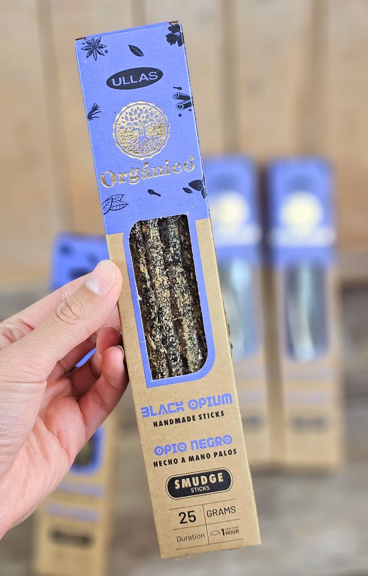 Ullas Orgánico - Black Opium, rökelsepinnar