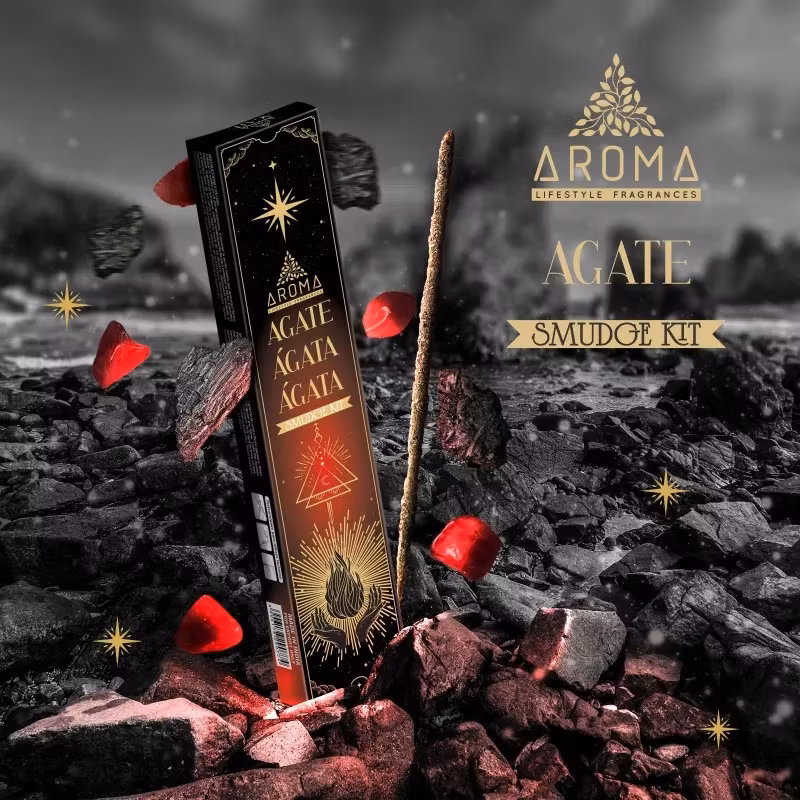 Aroma - Crystal Scents Agat, rökelsepinnar