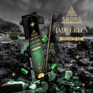 Aroma - Crystal Scents Grön Jade, rökelsepinnar
