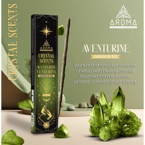 Aroma - Crystal Scents Grön Aventurin, rökelsepinnar