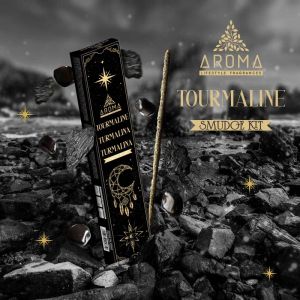 Aroma - Crystal Scents Svart Turmalin, rökelsepinnar