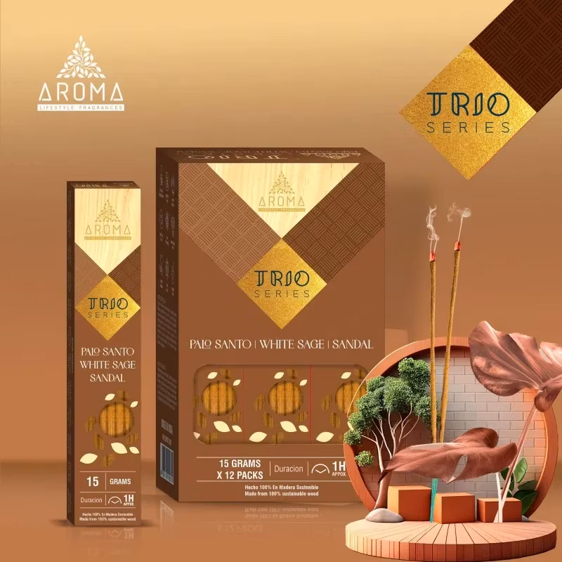 Aroma - Trio Series Sandal, rökelsepinnar