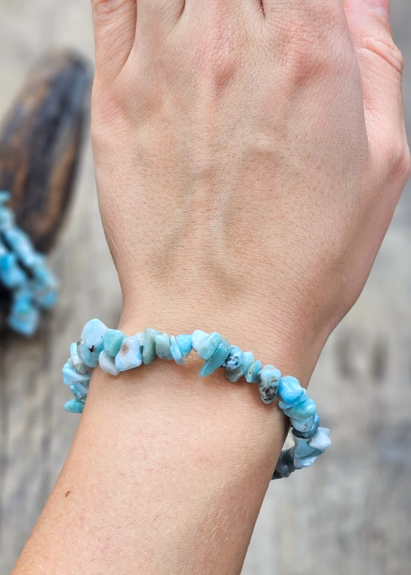 Larimar, chipsarmband