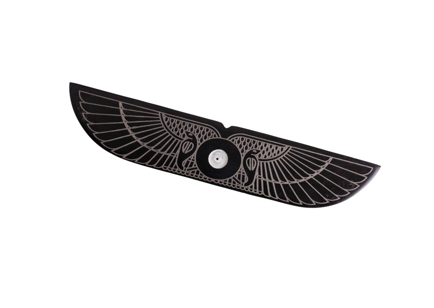 Rökelsehållare svart marmor, Horus Wings