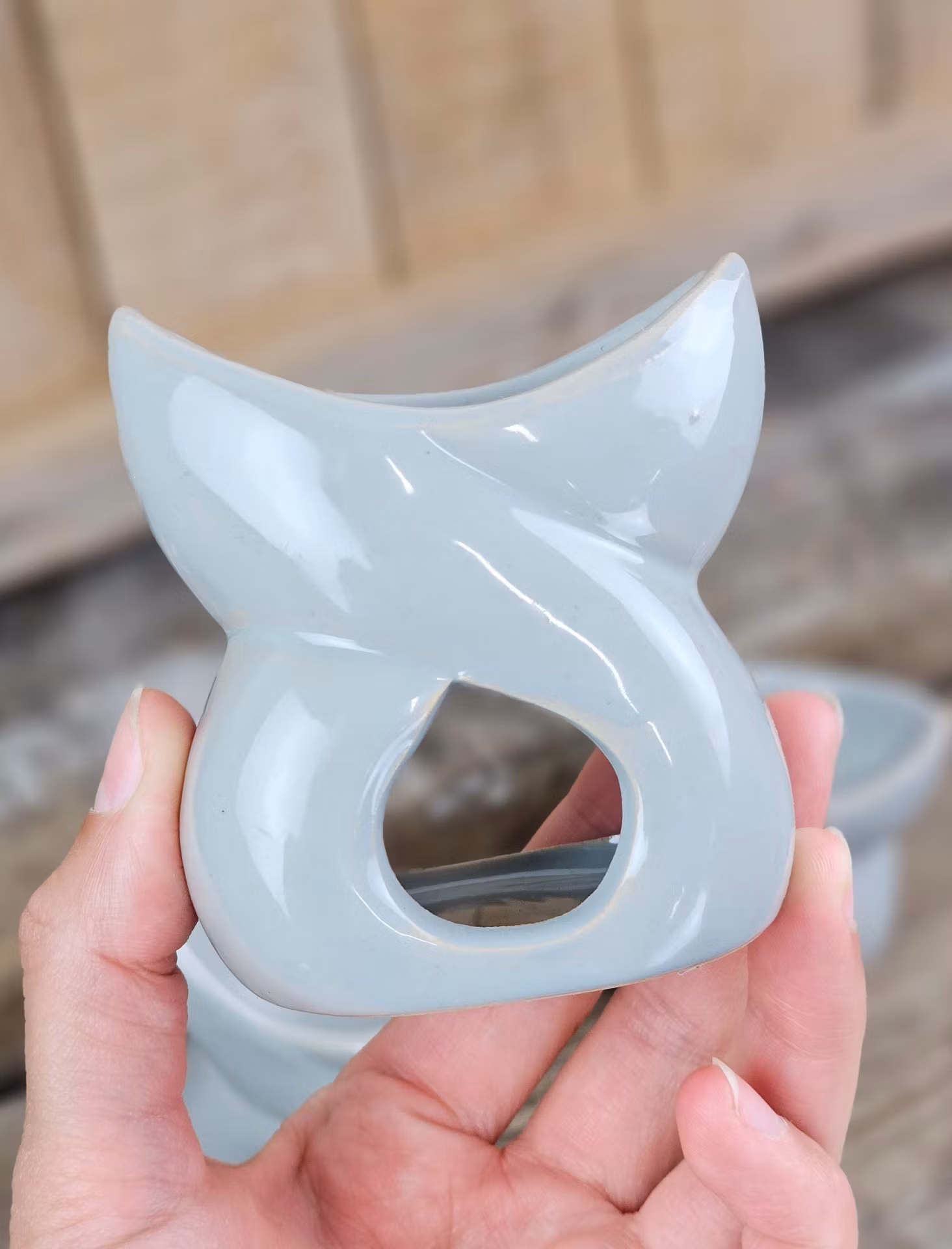 Aromalampa, diffuser liten grå