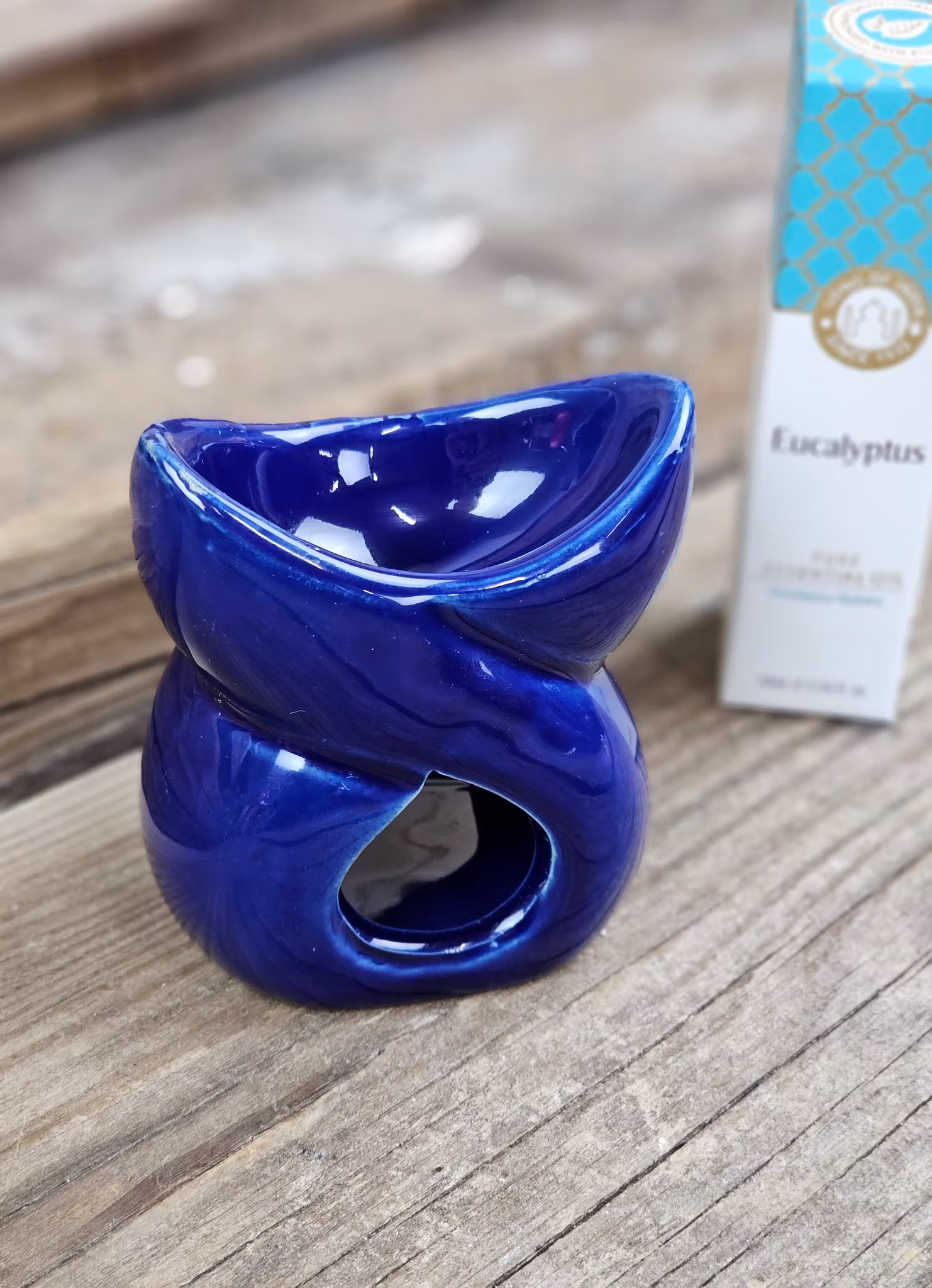 Aromalampa, diffuser liten blå
