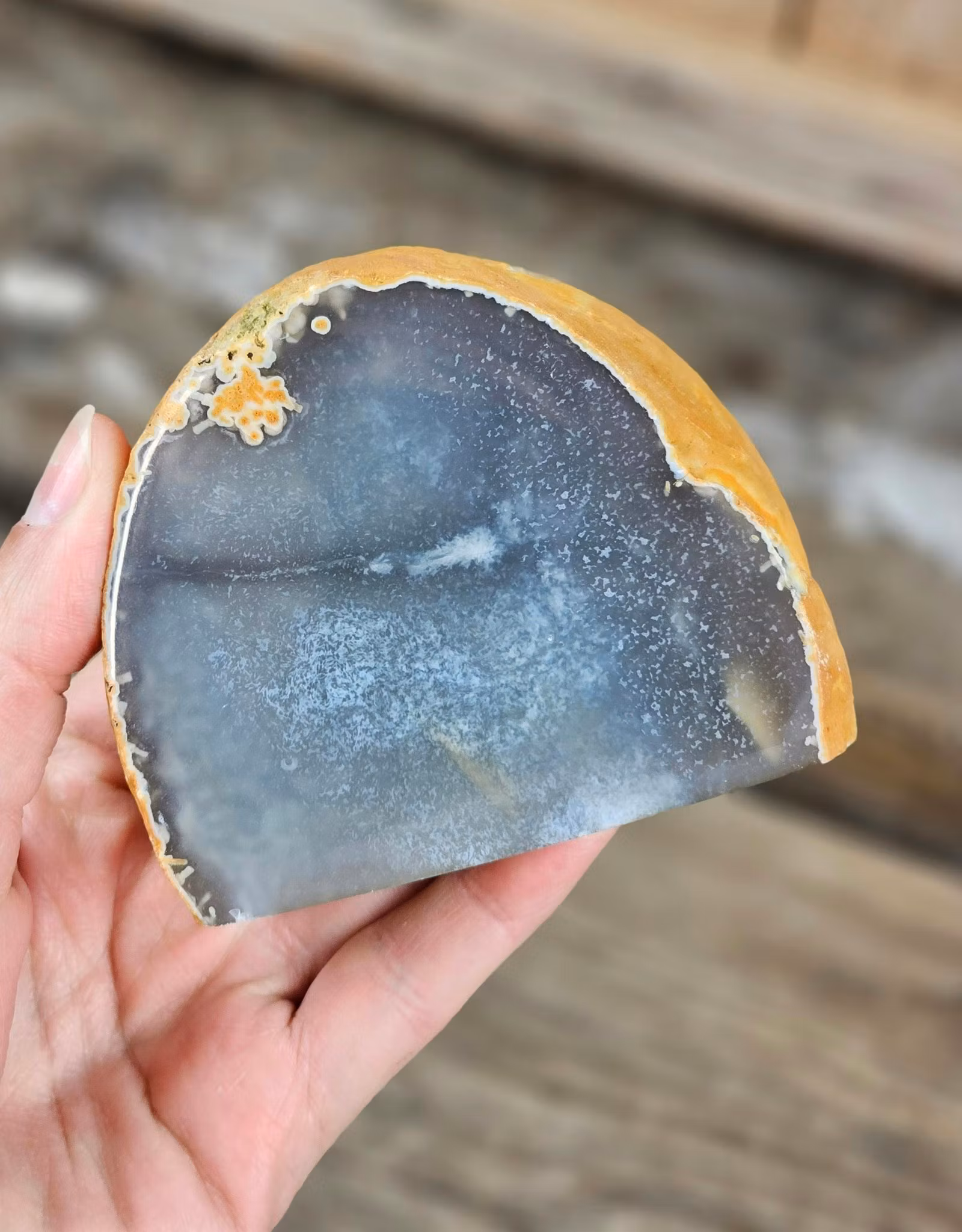Agatgeoder, stående (per kilo)
