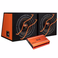 GAS BEAT210 2x10tum & GAS BEAT 500. Paket från GAS BEAT med baslåda med dubbla 10" basar och slutsteg