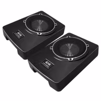 GAS GS660A, aktiv och tunn baslåda 2-pack