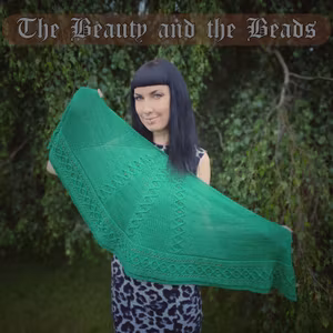 Mönster till Sjal "The Beauty and the Beads"