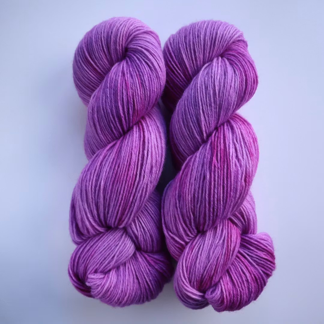 Tjockare Sockgarn "Lila" OBS 150g