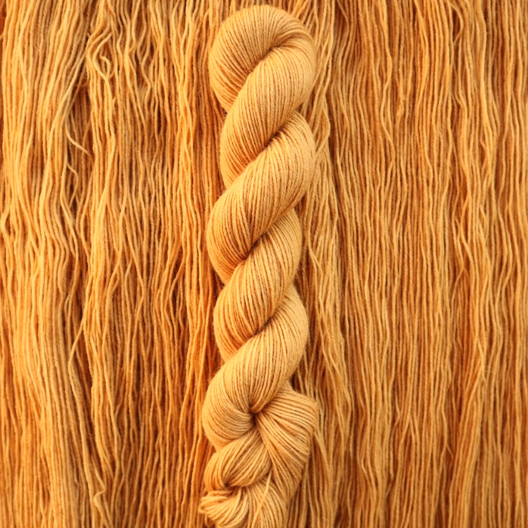 BFL Fingering 50g "Gul"