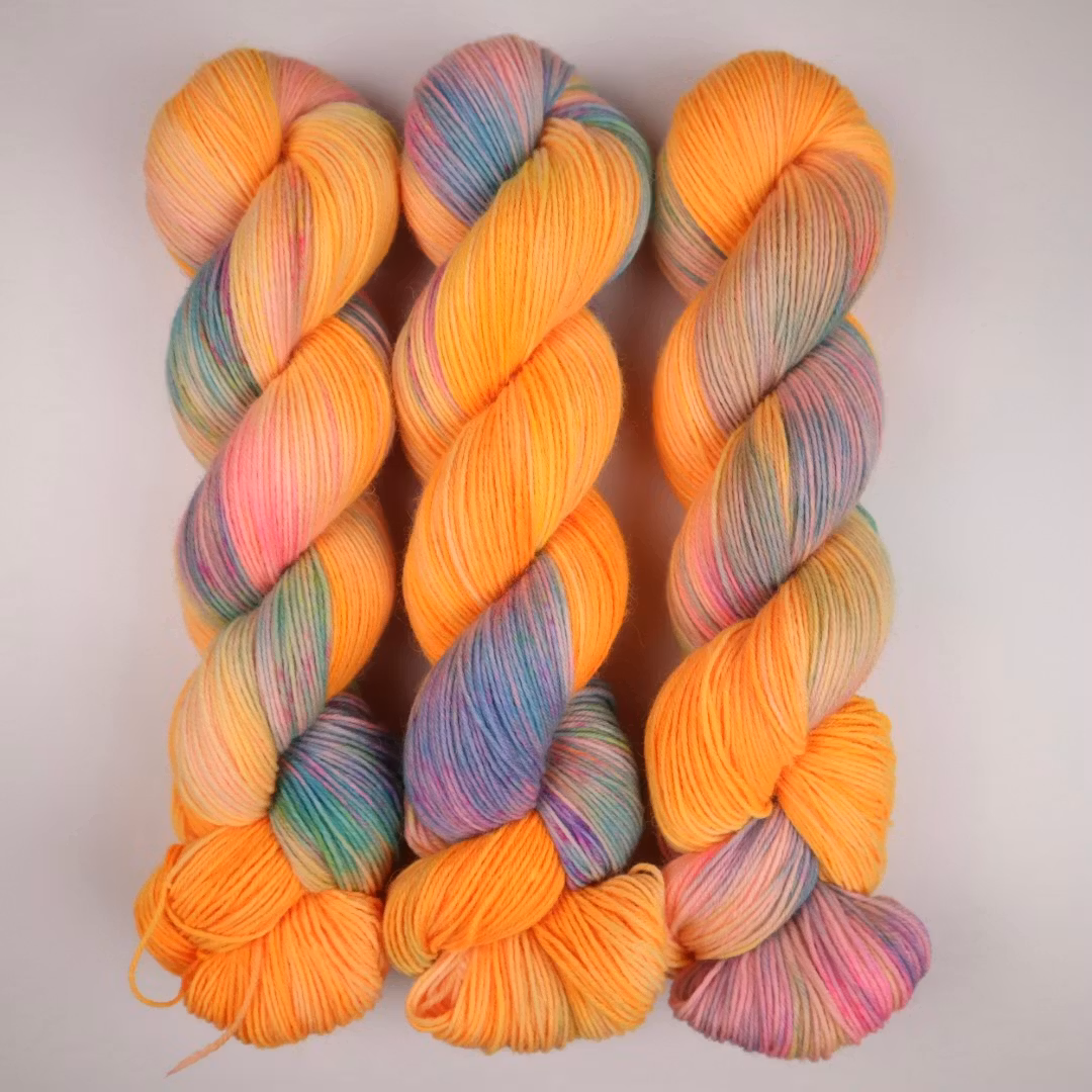 Sockgarn "Tropisk drink" #1