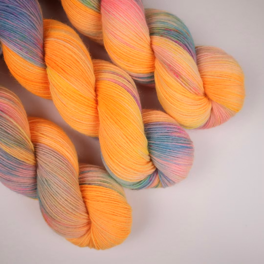 Sockgarn "Tropisk drink" #1