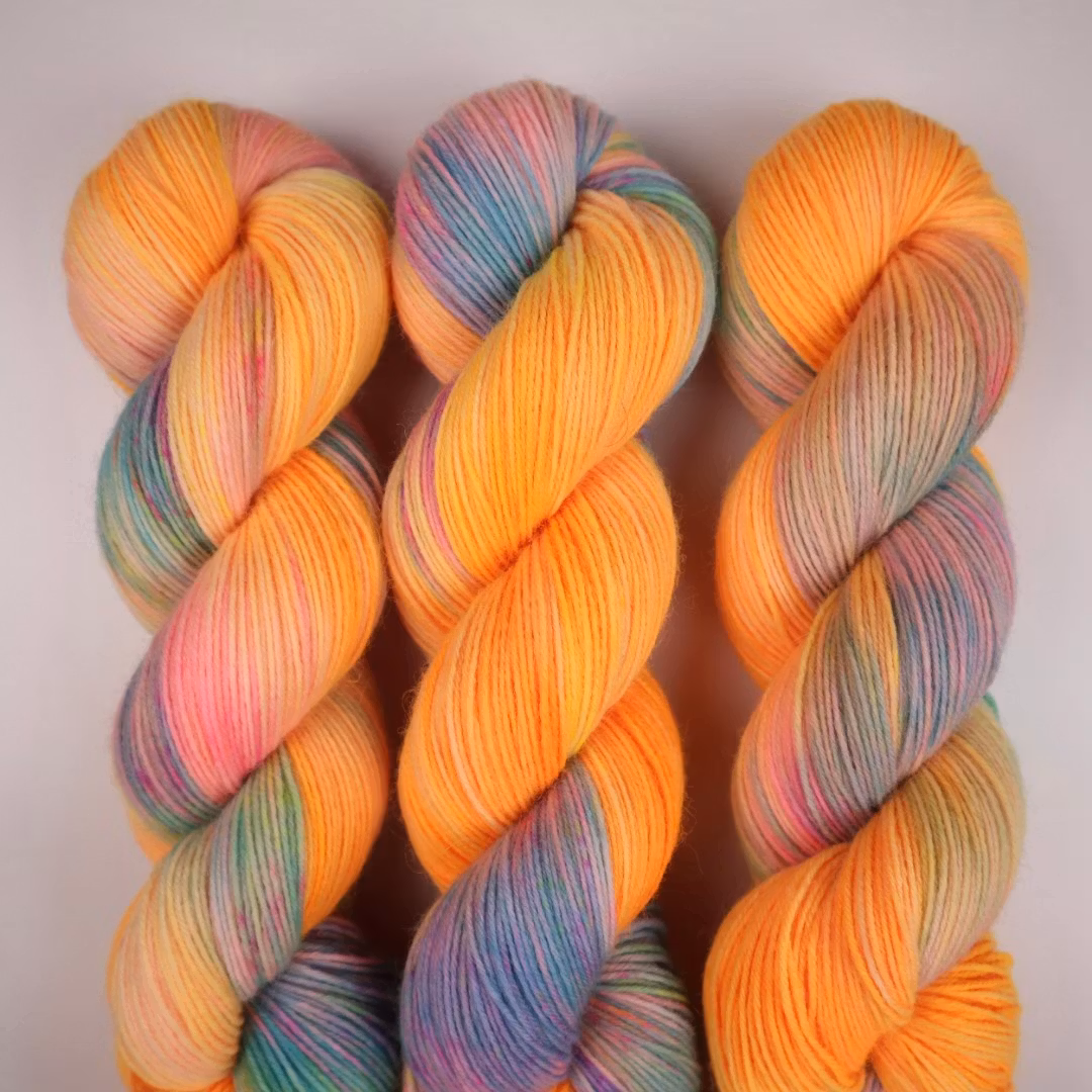 Sockgarn "Tropisk drink" #1