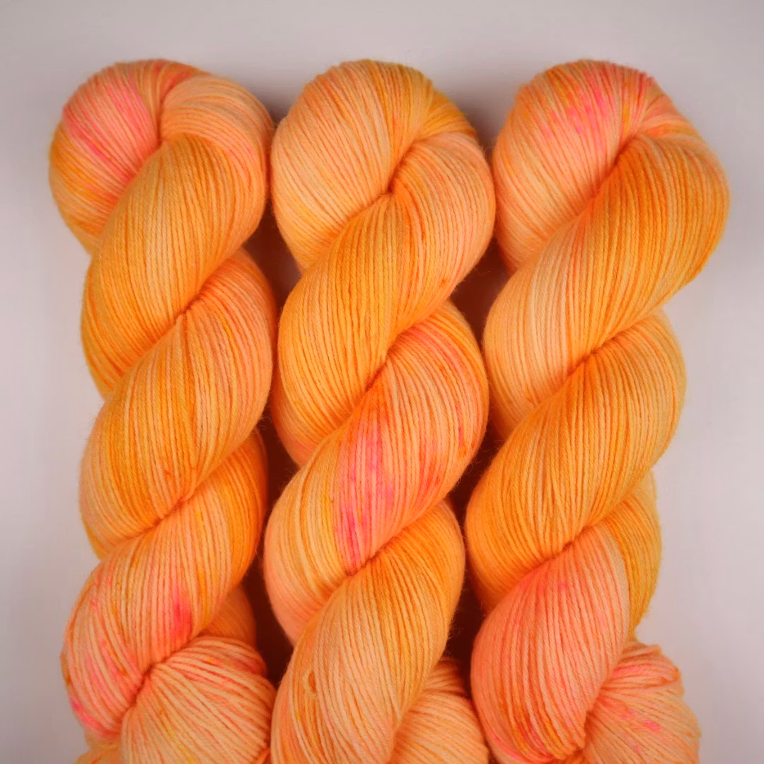 Sockgarn "Orange"