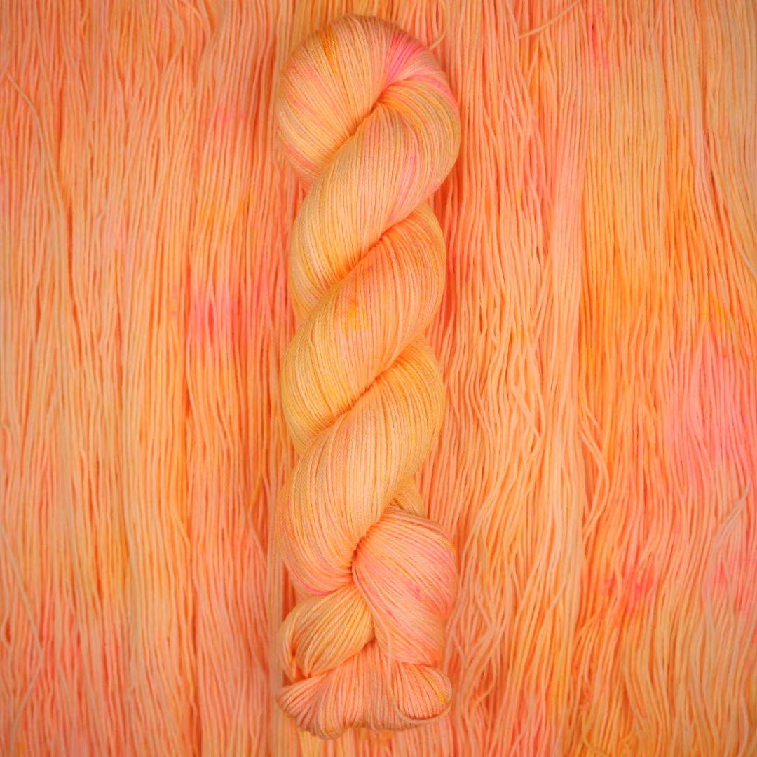 Merino Sock "Orange" 100g