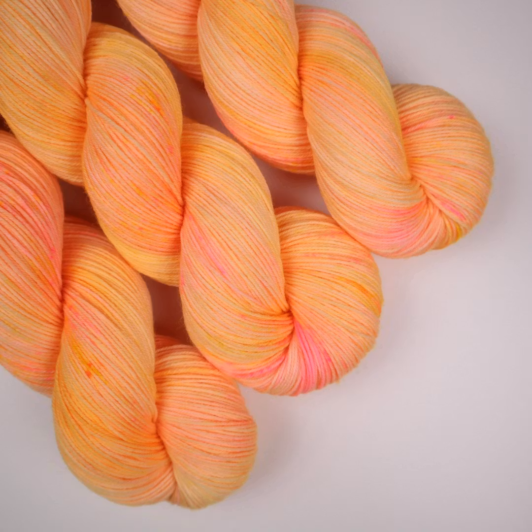 Merino Sock "Orange" 100g