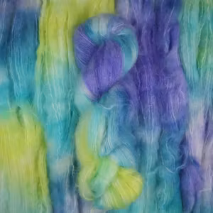 Tjock Mohair 100g "Isglass"