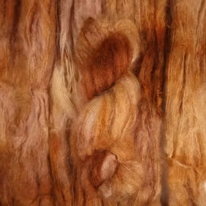Tjock Mohair 100g "Kristina i sandstorm"