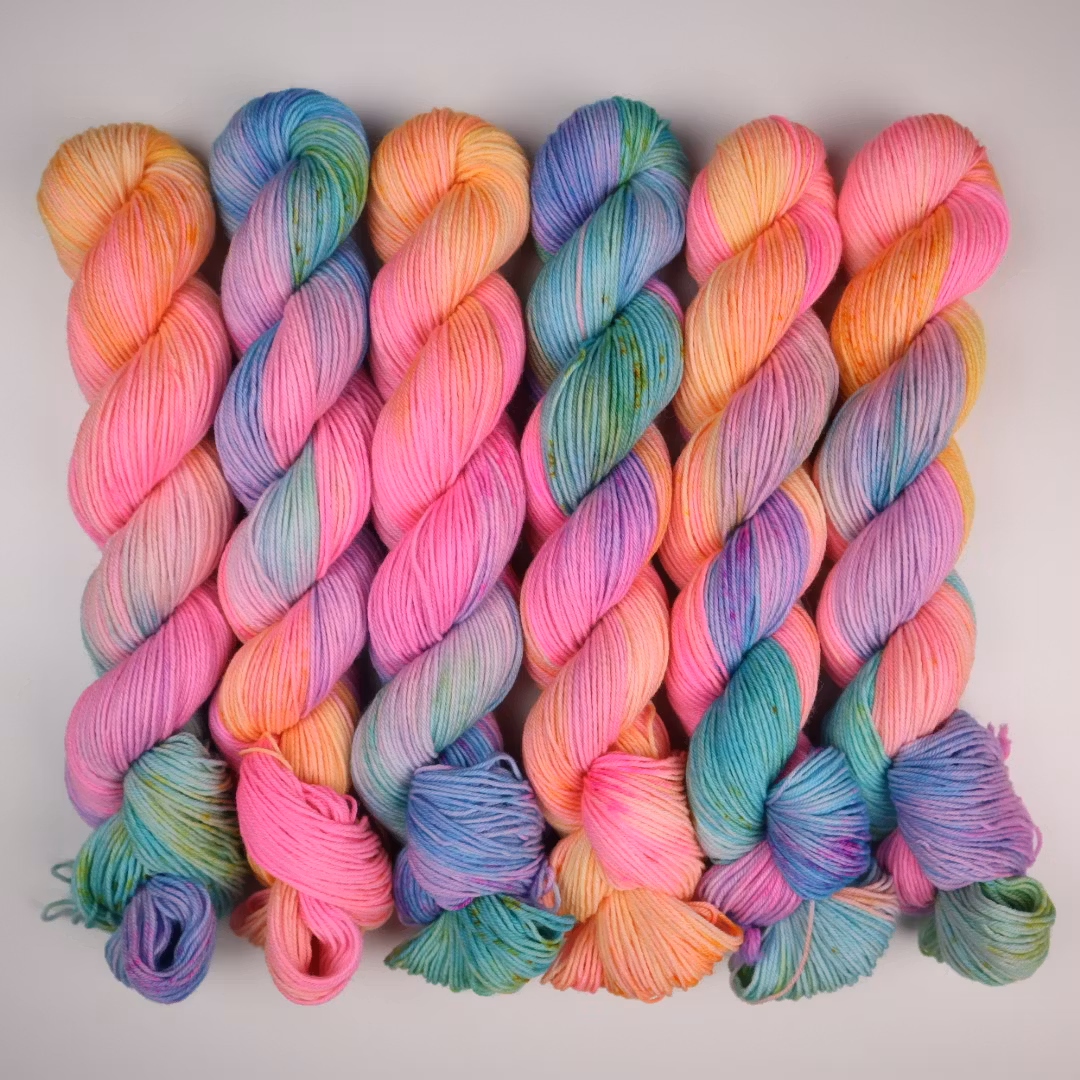 Merino Sock "Unicorn farts" OBS! 50g