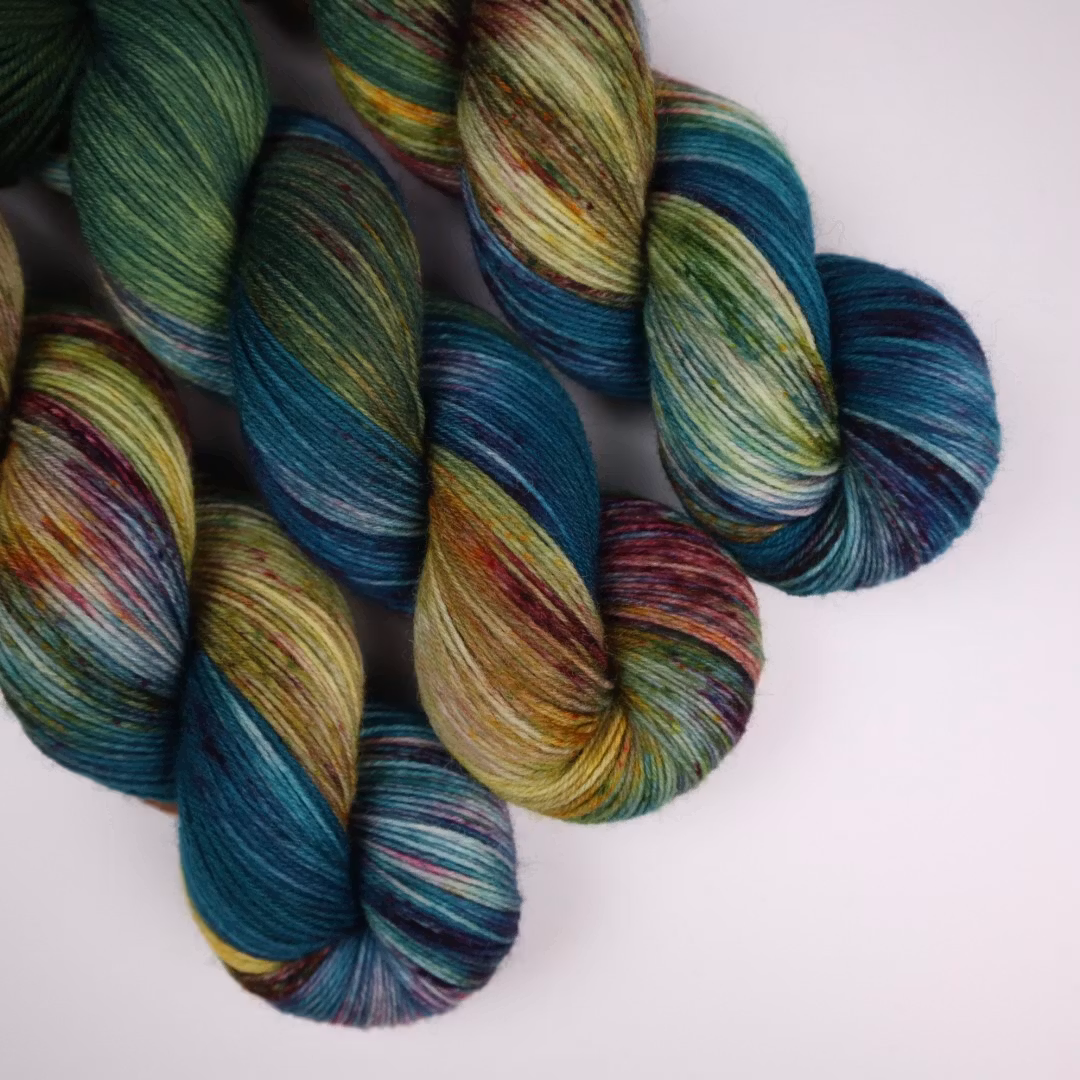 Sockgarn "Höstlängtan Grön"