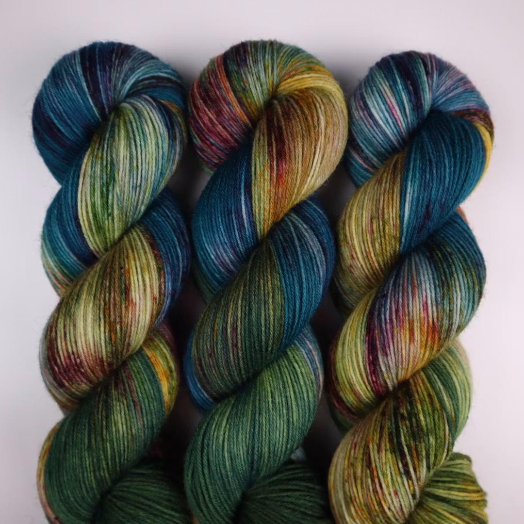 Sockgarn "Höstlängtan Grön"