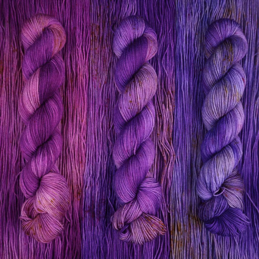 Merino Sock-kit 3x50g "Lila"