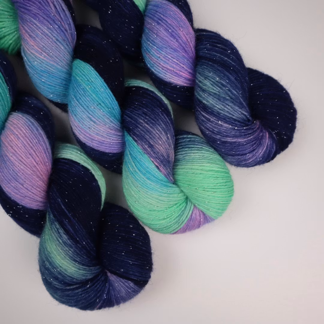 GLITTER Sockgarn "Norrsken"