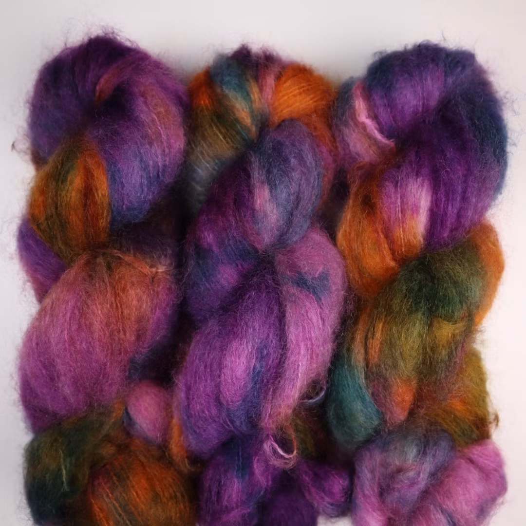 Tjock Mohair 100g "Häxkittel"