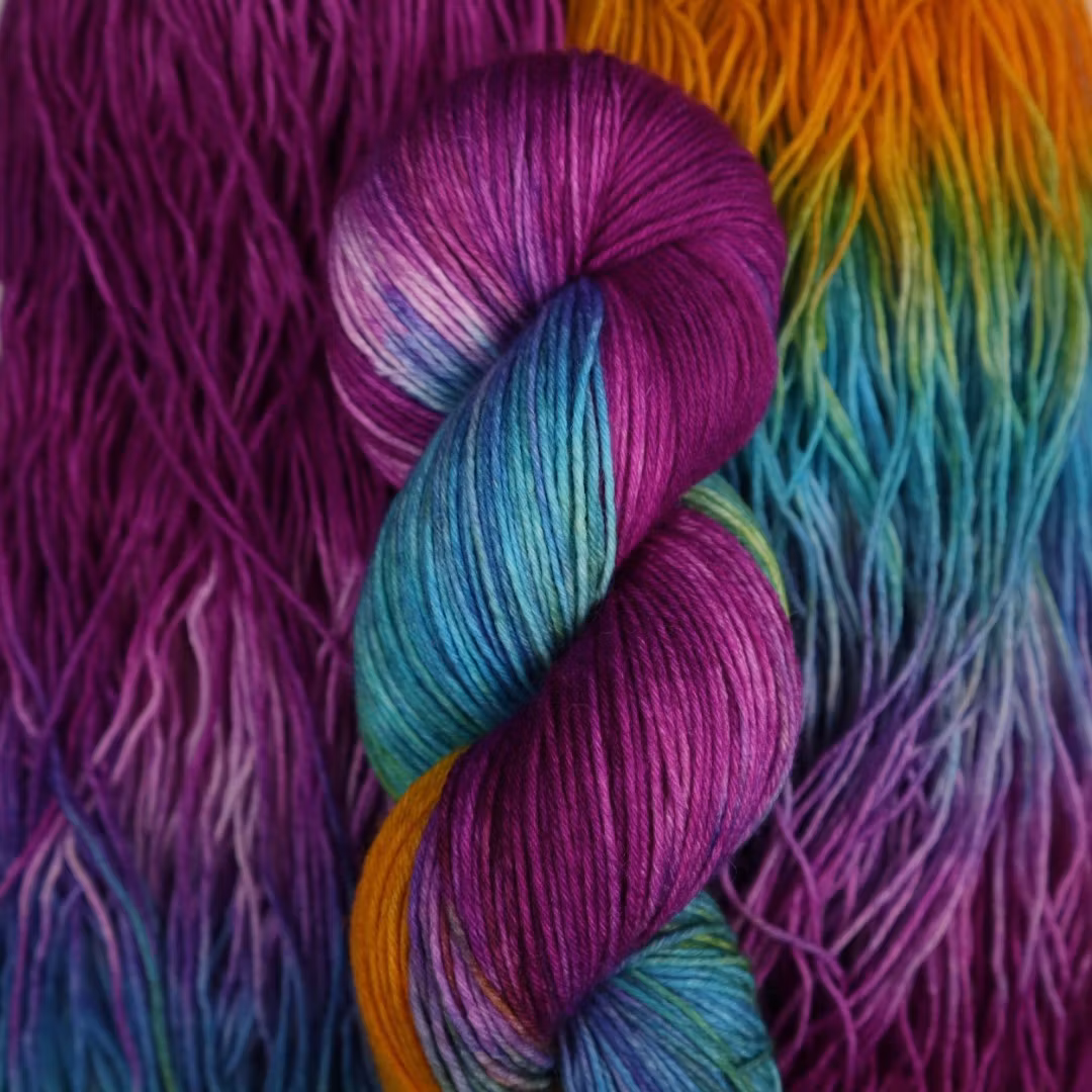 Tjockare Sockgarn "Bus" OBS 150g