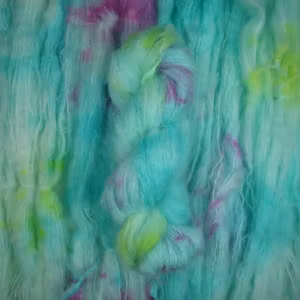 Tjock Mohair 100g "Frost"