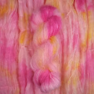 Tjock Mohair 100g "Sorbet"