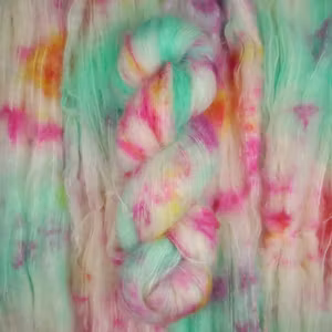 Tjock Mohair 100g "Tutti Frutti"