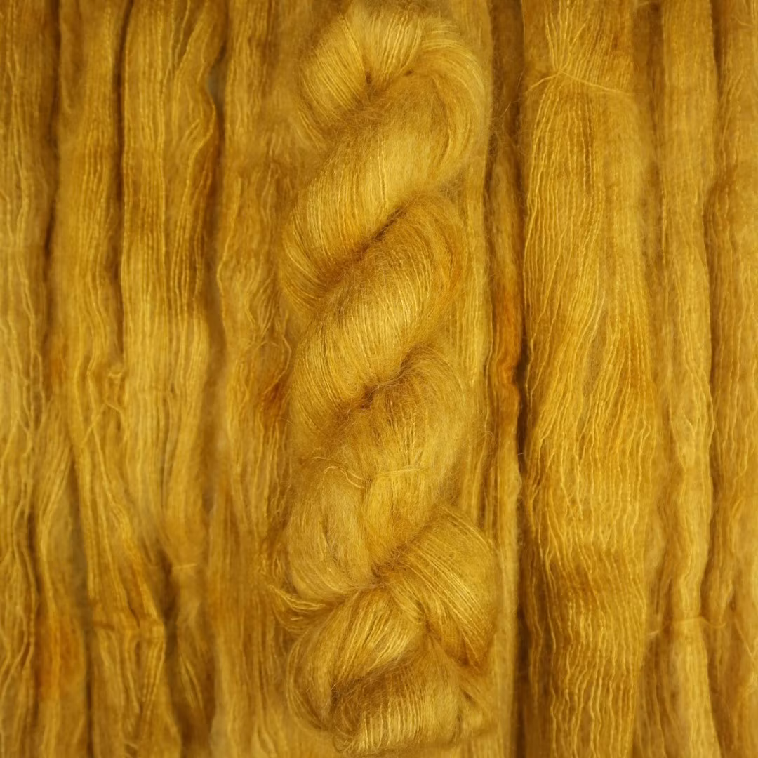 Mohair Silke "Gyllene" 50g