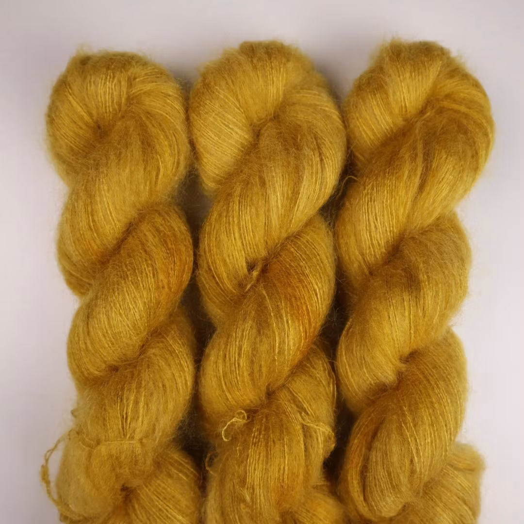 Mohair Silke "Gyllene" 50g