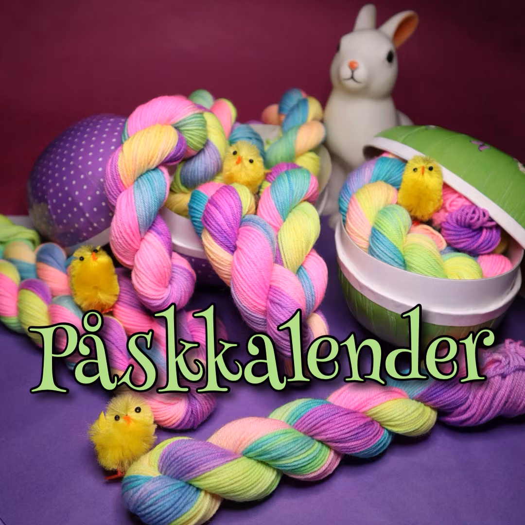 Påskkalender 5xMINI Merino sock 20g