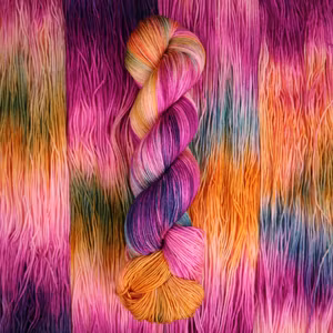 Merino Sock "Golden Orchid" 100g