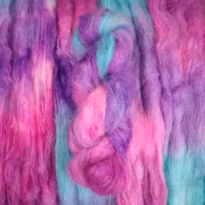 Tjock Mohair 100g "Floof Madness"