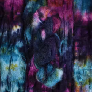 Tjock Mohair 100g "Dark Embrace"