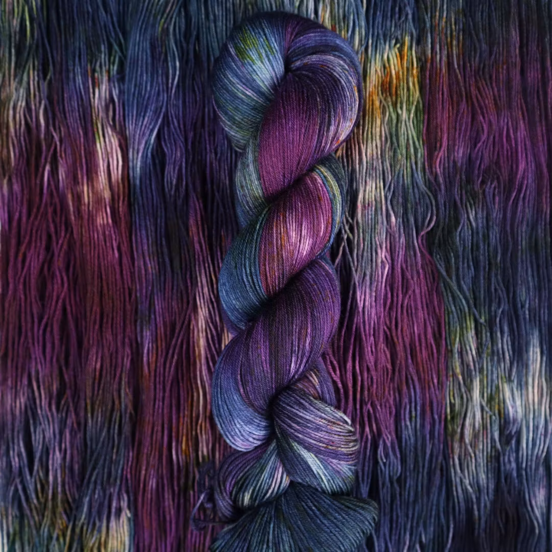 Merino Sock "Här kommer natten" 100g