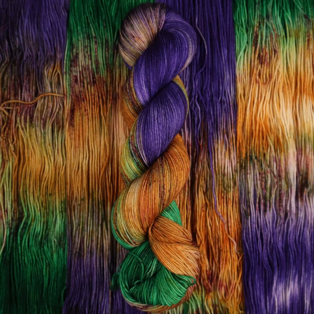Merino Sock "Halloween" 100g