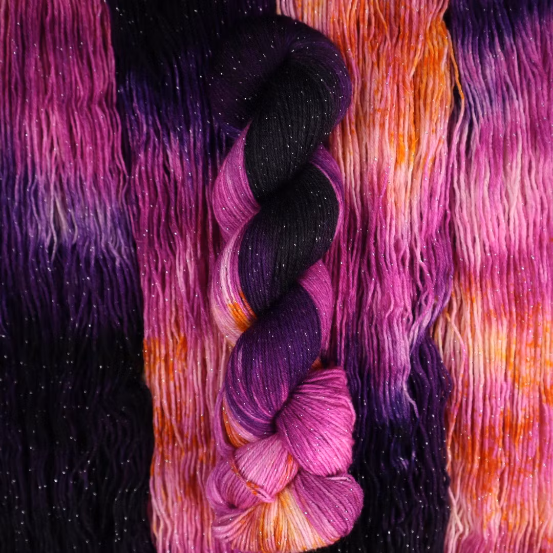 GLITTER Sockgarn "Sunset Bitch"